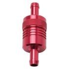 Edelbrock Fuel Filter Street 3" Aluminum Red With 3/8" Inlet/ Outlet
