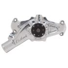 Edelbrock Victor Water Pump Reverse Rotation Short Polished Big Block V8 Chevy 1965-1987