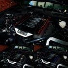 American Car Craft Engine Cover Dress Up Kit LED Illuminated Brushed And Polished Stainless Steel Mustang GT 2015-2017