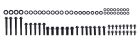 ARP Engine Bolt Kit Black Chrome Moly Hex Head 351C