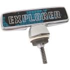 Hood Ornament Explorer Over World Ford Tooling F-100 1975