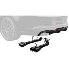 MagnaFlow Axle-Back Exhaust Kit Competition Series with 4" Quad Tips Black 2013-2014 GT500-Style With Ford Rear Lower Valance For Quad Tip Exhaust Mustang GT/ Boss 302 2013-2014