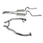 Dual Exhaust Kit Aluminized 2-1/4" Mustang With Heat Riser Boss 429 1970