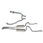 Dual Exhaust Kit Aluminized 2-1/4" Mustang Without Heat Riser Boss 429 1970