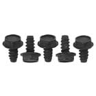 AMK Products Fuel Tank Filler Pipe Screw Set For Twist Cap Mustang 1969-1970