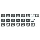 CJ Classics Front Window Molding Retainer Clip Set Mustang Coupe/ Fastback 1966-1968