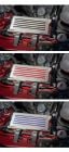 American Car Craft Slotted Fuse Box Cover Brushed Stainless Steel With Polished Trim And Carbon Fiber Inlay Mustang 2015-2023