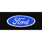 ACC Carpets Floor Mats Black Loop With Ford Oval Logo Pair F-100 1973