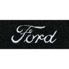 ACC Carpets Floor Mats Black Loop With Silver Ford Script Logo Pair F-100 1973