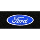 ACC Carpet Floor Mats Black Cut Pile With Ford Oval Logo Pair F-100 1974