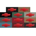 ACC Carpets Floor Mat Cutpile With Red Bowtie Logo Pair Chevrolet C10 1974