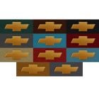 ACC Carpets Floor Mat Loop With Metallic Gold Bowtie Logo Pair Chevrolet C10 1960-1966