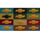 ACC Carpets Floor Mat Loop With Metallic Gold Bowtie Logo Pair Chevrolet C10 1967-1970