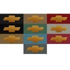 ACC Carpets Floor Mat Cutpile With Metallic Gold Bowtie Logo Pair Chevrolet C10 1975-1987