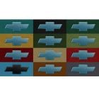 ACC Carpets Floor Mat Loop With Medium Blue Bowtie Logo Pair Chevrolet C10 1971-1973