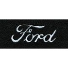 ACC Carpets Floor Mats Black Loop With Silver Ford Script Logo Pair F-100 1957-1960