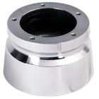Flaming River Steering Wheel Adapter 5-Bolt/6-Bolt Polished For Flaming River Steering Column