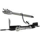 Flaming River Rack And Pinion Power Steering Cradle Kit With Polished Finish Column Shift And Tilt Steering Column Chevrolet C10 1967-1972