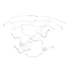 Classic Tube Brake Line Kit Stainless Steel Without Sway Bar For Power Disc Brakes Long Bed 2WD F-100 1977-1979