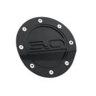 Drake Muscle Cars Comp Series Fuel Door Matte Black W/ 5.0 Logo Mustang 15-23