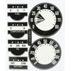 Face Decal Instrument Panel Complete Set F-100 1948-1950