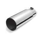 Gibson Exhaust Tip 4” Single-Walled Straight Stainless Steel 3-1/2” Inlet