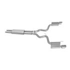 Gibson Cat-Back Exhaust System Stainless Steel 2-1/2" With 4-1/2" Polished Tips Mustang V6 Fastback 2015-2017