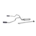 Gibson Cat-Back Exhaust System Black Elite Dual Split Crew Cab 6.2L F-150 Raptor SVT 2011-2014
