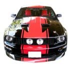 Trufiber Hood A29 Heat Extractor Fiberglass Mustang V6/GT 2005-2009
