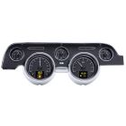Dakota Digital 5-Gauge Set HDX Series With Black Alloy Style Face Mustang 1967-1968