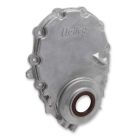 Holley Timing Chain Cover With Crank Sensor Natural Chevrolet Small Block