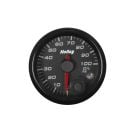 Holley 2-1/16 Analog Style Oil Pressure Gauge Black