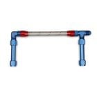 Holley ULTRA XP FUEL LINE -8AN SINGLE INLET W/STAINLESS HOSE