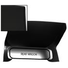 Black Headliner For Small Rear Window Cab Ford F-Series 1956