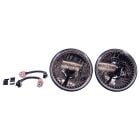 Redline Lumtronix Headlight Halogen LED Halo Single Color Black Illusion Pair Mustang 1965-1968/1970-1973