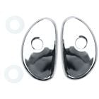 Pony Door Handle Escutcheons Chrome Pair Mustang 1965-1966