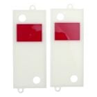 Scott Drake Door Light Lens Pair Mustang 1967-1968