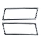 Scott Drake Vent Slide Bezels Pair Mustang Fastback 1965-1966