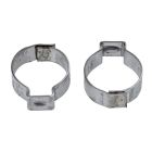Fuel Line Clamp 2 Small Block 5/16" Line Crimp Type Mustang 1965-1967