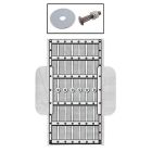 Bed Strip And Bed Side Bolt Plain Steel Kit 8' F-100 1953-1960