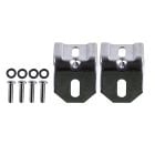Header Panel Support Bracket Polished Stainless Steel Pair Mustang 1979-1993