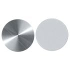 Window Crank Cover Brushed Aluminum Pair Mustang 1968-1970