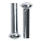 Door Lock Knob Chrome Pair Mustang 1968-1973