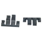 Seat Belt Bezel Clips Pair For 1/4 Panel Mustang Convertible 1990-1993