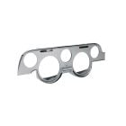 Scott Drake Custom Instrument Bezel Brushed Aluminum Mustang 1967-1968