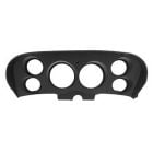 Scott Drake Instrument Bezel Custom Black 6-Gauge Mustang 1969-1970