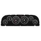 New Vintage USA Performance Gauge Kit Black W/ Electronic MPH Speedo Chevrolet C10 1960-1963