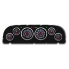 New Vintage USA Woodward Gauge Kit Black W/ Electronic MPH Speedo Chevrolet C10 1960-1963