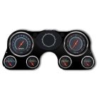 New Vintage USA Gauge Kit Black Retro W/ Electronic MPH Speedo Chevrolet C10 1967-1972