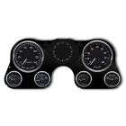 New Vintage USA 1940 Series Gauge Kit Black W/ Electronic MPH Speedo Chevrolet C10 1967-1972